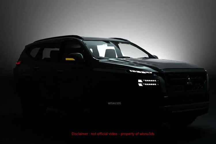 Trong phần cuối video, hình ảnh chiếc Pajero Evolution từng làm mưa làm gió ở các giải đua địa hình dần mờ đi, nhường chỗ cho một mẫu SUV vẫn đang được ngụy trang kỹ càng – gần như chắc chắn là Mitsubishi Pajero Sport 2026.