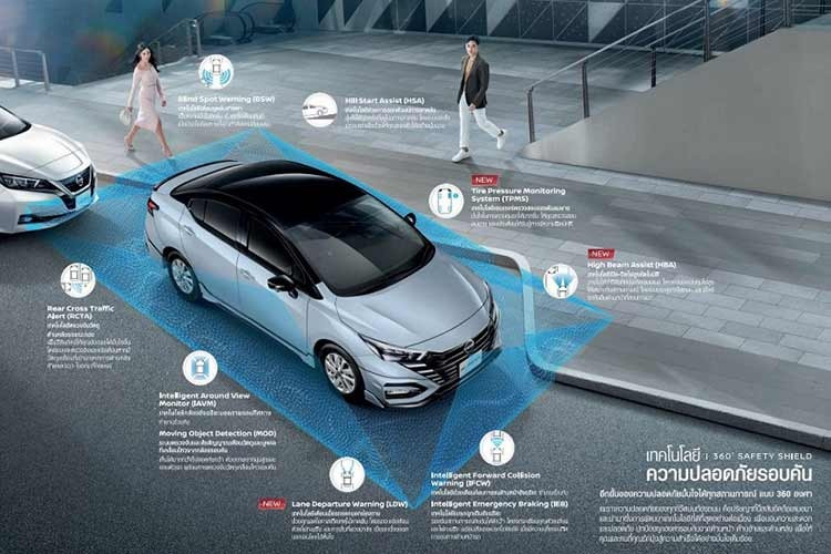 Về mặt kích thước, Nissan Almera 2026 dài 4.495 mm, rộng 1.740 mm và cao 1.460 mm. Trục cơ sở đạt 2.620 mm, mang đến không gian nội thất rộng rãi. Xe sử dụng động cơ xăng tăng áp 1.0L 3 xi-lanh, sản sinh công suất 100 mã lực và mô-men xoắn 152 Nm, kết hợp cùng hộp số vô cấp XTronic CVT và hệ dẫn động cầu trước.