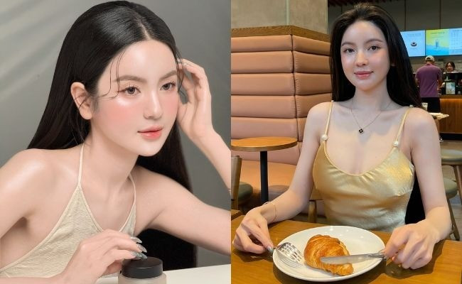 Không chỉ gương mặt, vóc dáng của bà xã Quang Hải sau khi sinh con trai đầu lòng cũng gây ấn tượng mạnh.