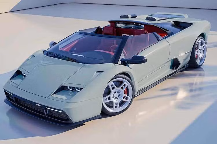 Tại Tuần lễ xe hơi Monterey, Eccentrica đã phục chế Lamborghini Diablo Roadster lên một tầm cao mới. Hãng xe Ý này đã ra mắt mẫu V12 Roadster mới, một phiên bản mui trần được phát triển từ chiếc coupe V12 nguyên bản của Eccentrica, kết hợp vẻ ngoài của siêu xe thập niên 1990 với kỹ thuật hiện đại và động cơ V12 hút khí tự nhiên.