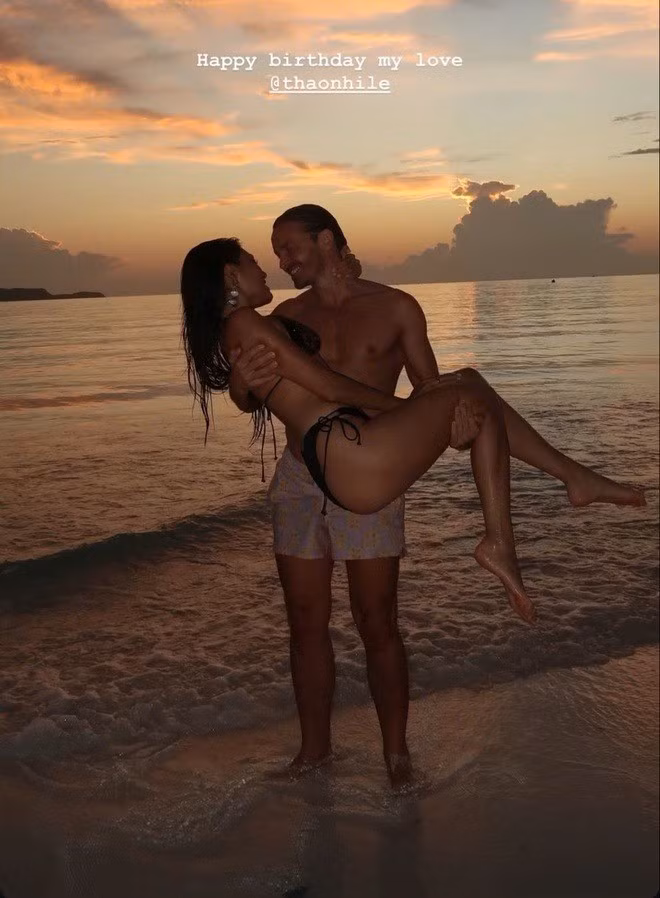 Mới đây, Á hậu Thảo Nhi Lê khiến người hâm mộ bất ngờ khi lần đầu công khai bạn trai ngoại quốc đúng dịp sinh nhật.