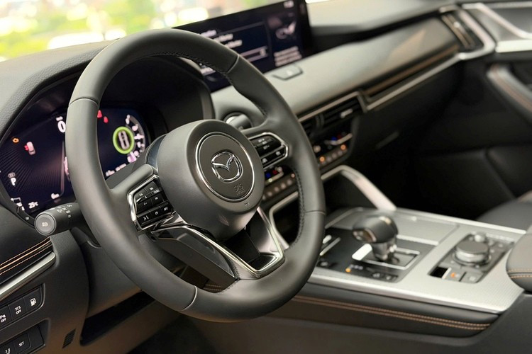 Lấy cảm hứng thiết kế từ nghệ thuật truyền thống Nhật Bản, nội thất của mẫu xe này là sự kết hợp giữa những chất liệu cao cấp như da Nappa và da lộn Leganu. Bên cạnh đó là những trang bị tiện nghi như ghế trước chỉnh điện 10 hướng/thông hơi, bảng đồng hồ kỹ thuật số toàn phần 12,3 inch...