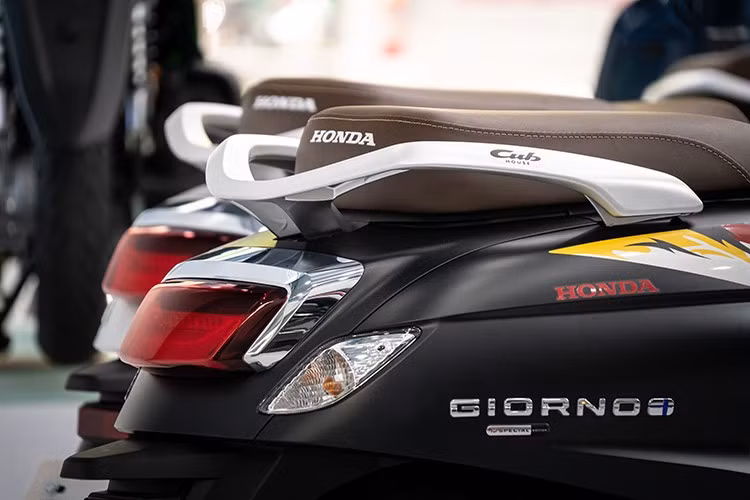 Một số chi tiết như mặt nạ ốp trung tâm yếm trước, vè chắn bùn trước hay ốp bảo vệ ống xả được trang trí họa tiết của vật liệu sợi carbon. Logo của đội đua Honda Idemitsu IRG xuất hiện nổi bật ở hai bên thân xe, kết hợp cùng dãy số 35 (chỉ số lượng xe được sản xuất).