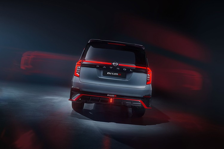 Phiên bản Pro-4X lần đầu tiên xuất hiện trên Patrol được trang bị lốp chuyên dụng để chạy địa hình, cản trước thiết kế riêng cho khả năng leo dốc tốt hơn, tấm ốp bảo vệ gầm, khóa vi sai điện tử và hệ thống treo khí nén điều khiển điện tử thích ứng. Ngoại hình của bản Pro-4X nổi bật với ốp cua lốp mở rộng, mâm 20 inch sơn đặc biệt và các chi tiết màu đỏ Lava Red trên thân xe.