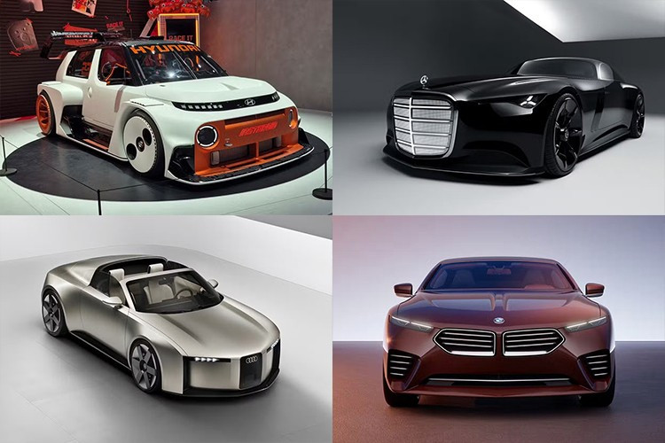 Năm 2025 vẫn chứng kiến hàng loạt mẫu ôtô ý tưởng (concept) táo bạo từ các hãng xe, mang đến cái nhìn đầy hy vọng về tương lai. Từ những mẫu thể thao bóng bẩy, hatchback hiệu suất cao, SUV địa hình cho đến coupe siêu sang phong cách retro–futuristic, tất cả đều khiến người yêu xe thêm hào hứng với những gì sắp tới.