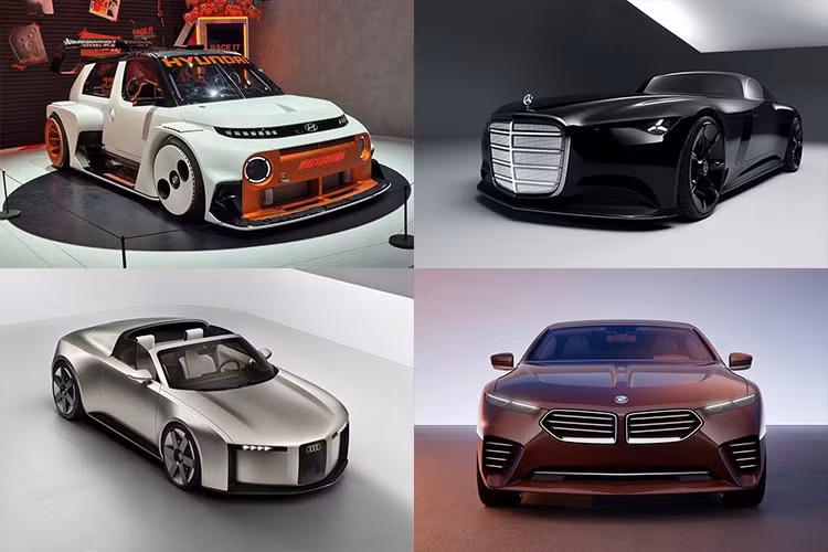 Năm 2025 vẫn chứng kiến hàng loạt mẫu ôtô ý tưởng (concept) táo bạo từ các hãng xe, mang đến cái nhìn đầy hy vọng về tương lai. Từ những mẫu thể thao bóng bẩy, hatchback hiệu suất cao, SUV địa hình cho đến coupe siêu sang phong cách retro–futuristic, tất cả đều khiến người yêu xe thêm hào hứng với những gì sắp tới.