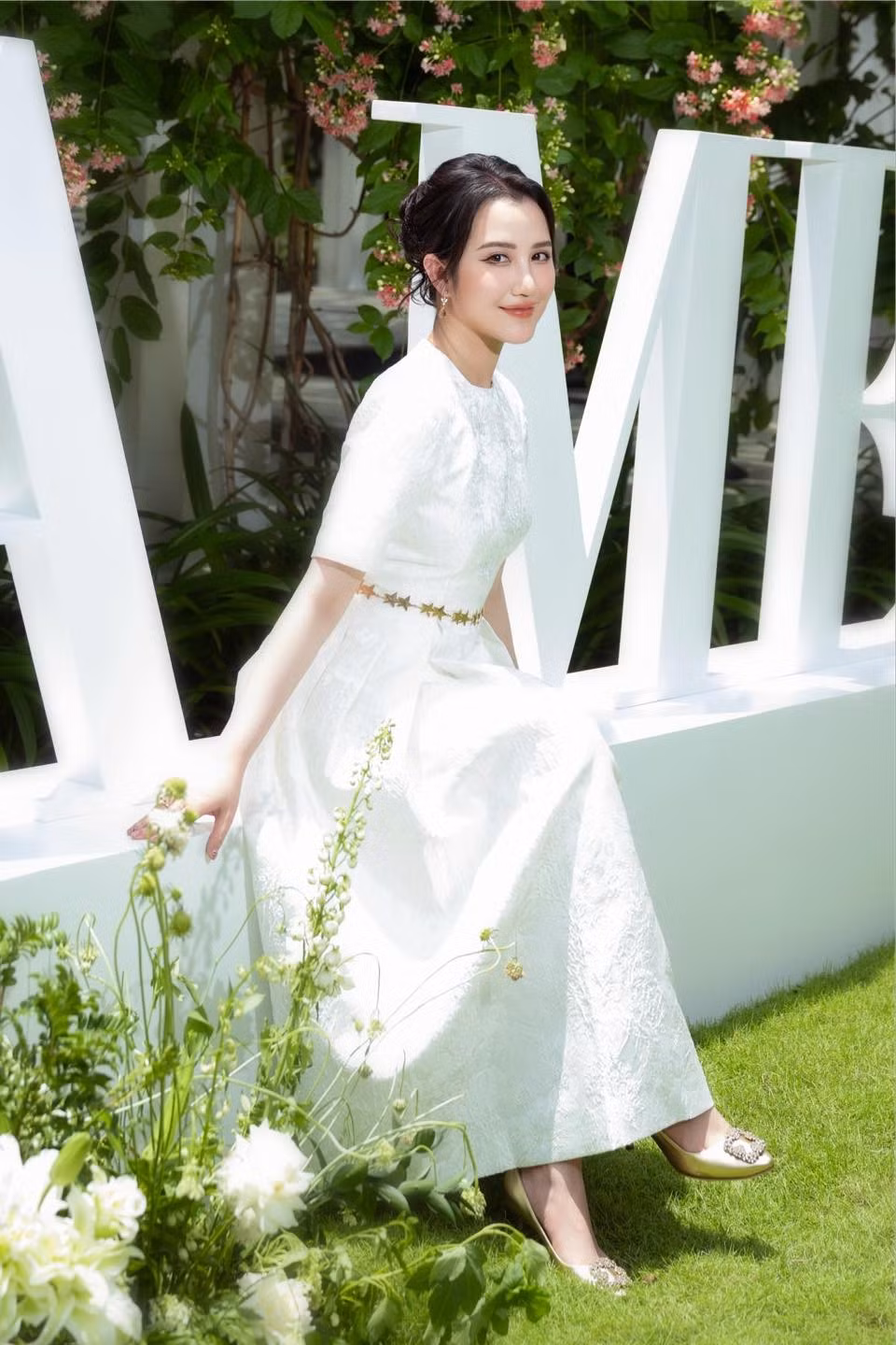 Primmy Trương hiện là mẹ của hai con. Trong những lần đăng tải ảnh các bé lên mạng xã hội, cô đều dùng "icon" để che mặt.