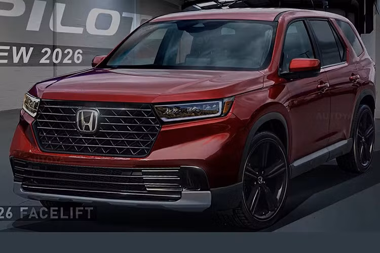 Mới đây, những hình ảnh dựng kỹ thuật số của Honda Pilot 2026 mới đã xuất hiện trên kênh AutoYa, hé lộ một phiên bản facelift với những tinh chỉnh nhẹ về ngoại thất và nội thất, tập trung vào yếu tố thẩm mỹ và trải nghiệm người dùng.