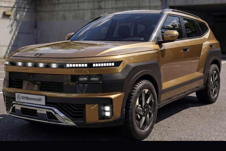 Nắp ca-pô thiết kế kiểu vỏ sò với các đường gân dập nổi mạnh mẽ, hốc bánh ốp nhựa dày, khung cửa thiết kế góc cạnh cùng kính sau kích thước lớn giúp tăng tính cơ bắp cho xe. Tay nắm cửa dạng phẳng cùng gương chiếu hậu tích hợp đèn báo rẽ LED tạo nên tổng thể hài hòa với xu hướng thiết kế mới. Bộ mâm thể thao cỡ lớn, ước tính lên đến 19 inch, kết hợp cùng hông xe mở rộng cho cảm giác chắc chắn và vững vàng.