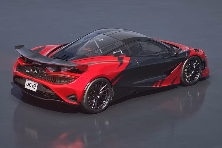 JC96 sẽ có cả phiên bản coupe và spider, trở thành mẫu xe mui trần đầu tiên được McLaren trang bị bộ phụ kiện này. Ở cả hai phiên bản, nâng cấp này giúp tăng thêm 10% lực ép xuống mặt đường so với phiên bản tiêu chuẩn.