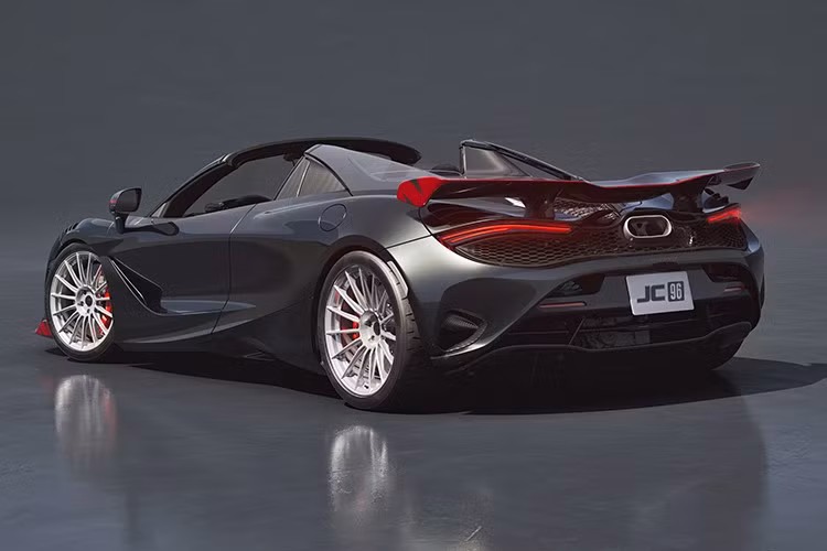 Vì JC96 không được nâng cấp hiệu suất, nó vẫn tiếp tục được trang bị động cơ V8 4.0 lít tăng áp kép đặt giữa, sản sinh công suất 740 mã lực. Thay đổi nhỏ ở đây là hệ thống ống xả bằng thép không gỉ của xe có một lớp hoàn thiện đặc biệt.