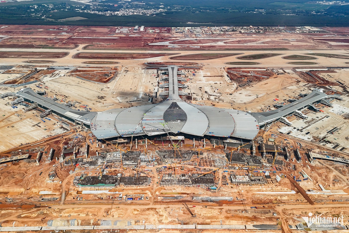 View - Bên trong nhà ga hình bông sen của sân bay Long Thành sắp hoàn thiện | Báo Tri thức và Cuộc sống - TIN TỨC PHỔ BIẾN KIẾN THỨC 24H