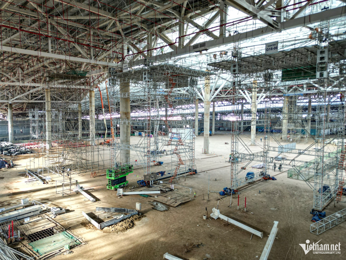 View - Bên trong nhà ga hình bông sen của sân bay Long Thành sắp hoàn thiện | Báo Tri thức và Cuộc sống - TIN TỨC PHỔ BIẾN KIẾN THỨC 24H