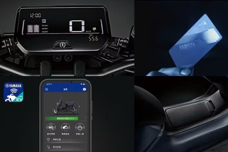 Xe được trang bị cụm đồng hồ kỹ thuật số toàn phần hiển thị đầy đủ các thông tin cần thiết như tốc độ, dung lượng pin và dẫn đường. Xe cũng sử dụng hệ thống khóa NFC cho phép mở khóa bằng thẻ hoặc điện thoại thông minh.