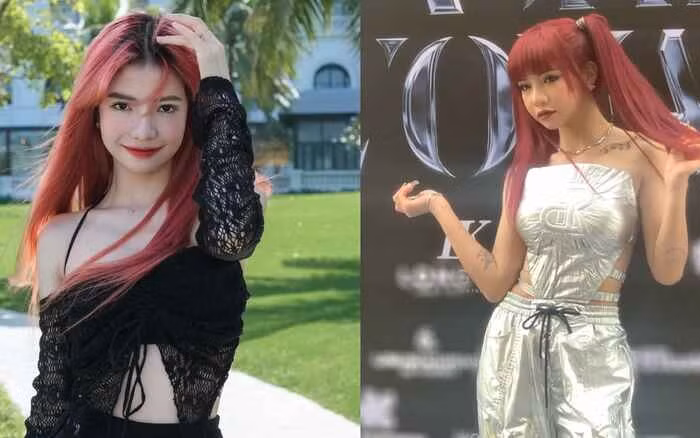 Sống mũi thấp và mềm, chưa có đường nét sắc sảo như hình ảnh Ciin hiện tại.