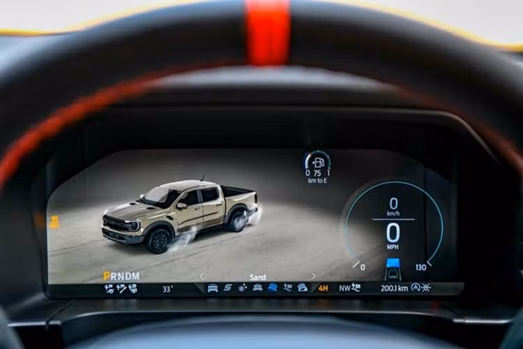 Xe sở hữu cụm đèn pha Matrix LED hình chữ "C" được bao quanh bằng dải đèn LED định vị ban ngày, khe gió trên nắp ca-pô, cản trước dành riêng cho xe, đèn sương mù LED, bệ bước chân bên sườn bằng nhôm chống trượt, gương chiếu hậu chỉnh điện tích hợp đèn chờ dẫn đường, vành hợp kim 17 inch, lốp chạy mọi địa hình BFGoodrich KO2 có kích thước T285/70 R17 và ốp cua lốp rộng hơn.