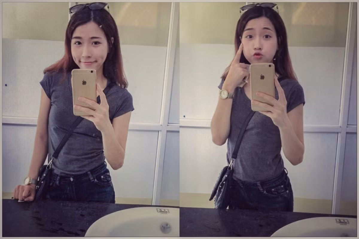 Thời điểm đó các nét trên gương mặt của Trần Bích Hạnh còn khá tự nhiên, chưa can thiệp thẩm mỹ nhiều như hiện tại. Gương mặt thu hút bởi hai bên má lúm đồng tiền cực duyên.