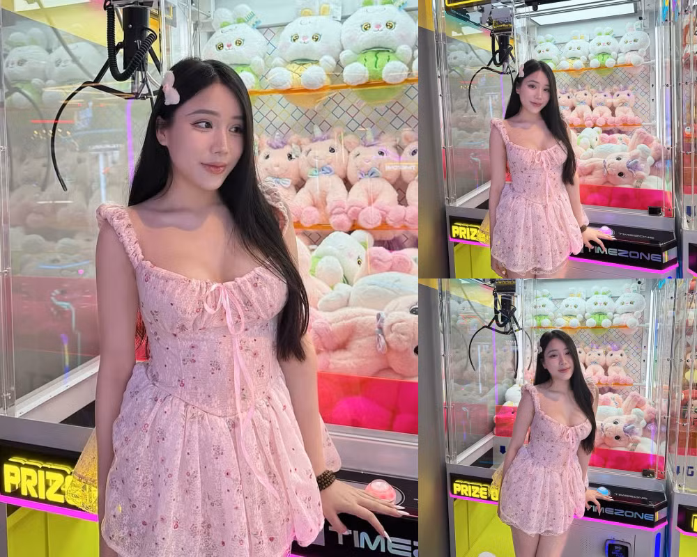 Thay vì thần thái lạnh lùng, sang chảnh thường thấy, Yogurt Ng trong bộ ảnh này lại tươi tắn, nhí nhảnh, thể hiện sự vui vẻ và hồn nhiên.