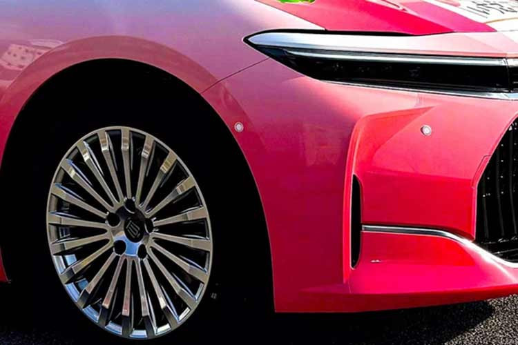 Điểm nhấn đặc biệt nằm ở nắp ca-pô với hình vẽ một tòa lâu đài màu hồng cùng sự xuất hiện của ba nhân vật hoạt hình biểu tượng: Tochimaru-kun, Ichigo-chan và Quái vật Dâu tây, mang lại không khí vô cùng trẻ trung và gần gũi.