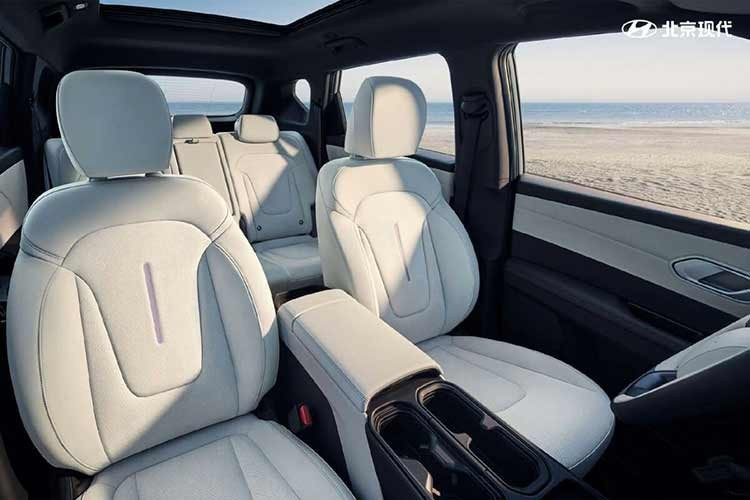 Elexio 2026 sử dụng ghế da cao cấp, ghế lái điều chỉnh điện 14 hướng, ghế phụ 4 hướng, cả hai hàng ghế trên đều có tính năng sưởi và làm mát. Ngoài ra, vô-lăng cũng được trang bị sưởi, hỗ trợ 2 đế sạc không dây...