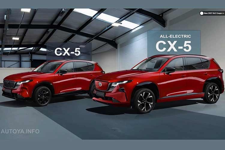 Dù chưa được xác nhận chính thức, thiết kế tinh giản và hiện đại của chiếc Mazda CX-5e chạy điện đang khiến cộng đồng yêu xe đặc biệt quan tâm – nhất là khi mẫu crossover này vẫn đang là “át chủ bài” của Mazda tại nhiều thị trường lớn.