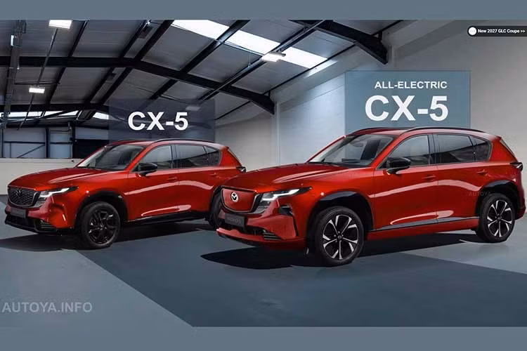 Dù chưa được xác nhận chính thức, thiết kế tinh giản và hiện đại của chiếc Mazda CX-5e chạy điện đang khiến cộng đồng yêu xe đặc biệt quan tâm – nhất là khi mẫu crossover này vẫn đang là “át chủ bài” của Mazda tại nhiều thị trường lớn.