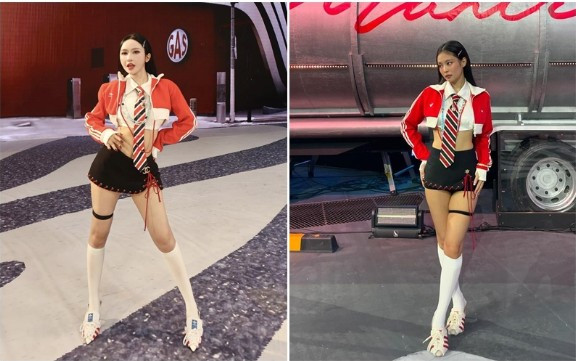 Ngoài các màn hóa thân thành Jennie, Mina Phạm (trái) vẫn duy trì lối sống đặc trưng của giới siêu giàu: Du lịch xa hoa cùng chồng con và gia đình, sử dụng hàng hiệu đắt đỏ, xuất hiện trong những dịp gia đình quan trọng. Nhưng rõ ràng, chính sở thích cover K-pop cũng là lý do khiến cô nổi bật giữa dàn phu nhân đại gia vốn quen thuộc với hình ảnh kín tiếng, sang trọng.