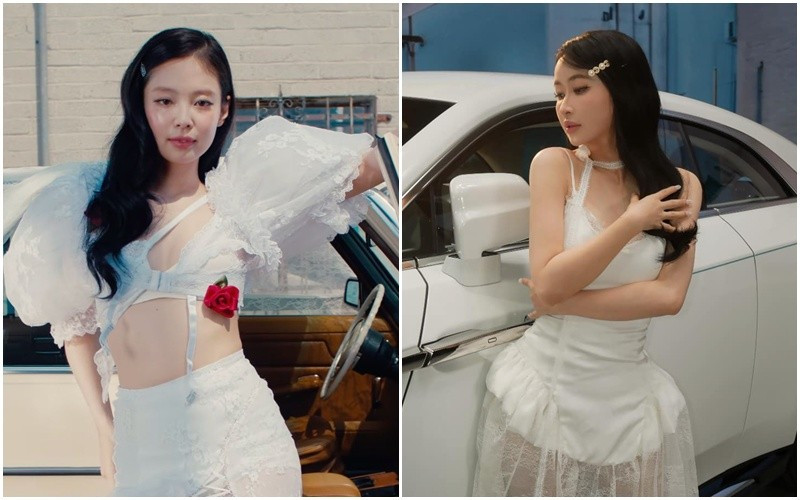 Không chỉ đầu tư trang phục, Mina còn có cả ekip nhảy cùng