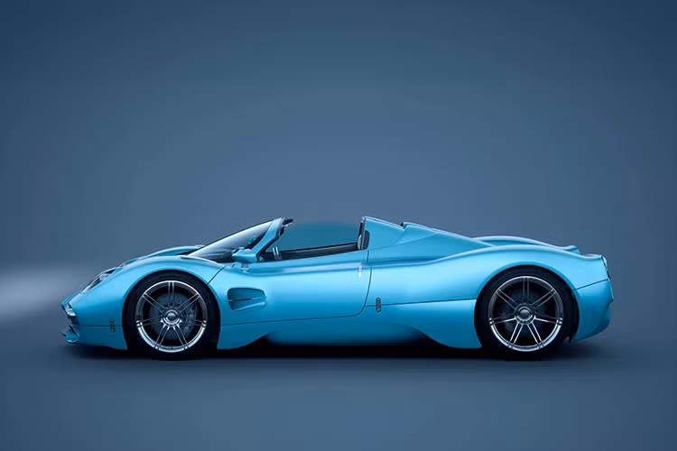 Pagani Utopia Roadster Miami Edition trang bị động cơ V12 twin-turbo 6.0L do các kỹ sư AMG lắp ráp, công suất tối đa 864 mã lực và mô-men xoắn cực đại 1.100 Nm.