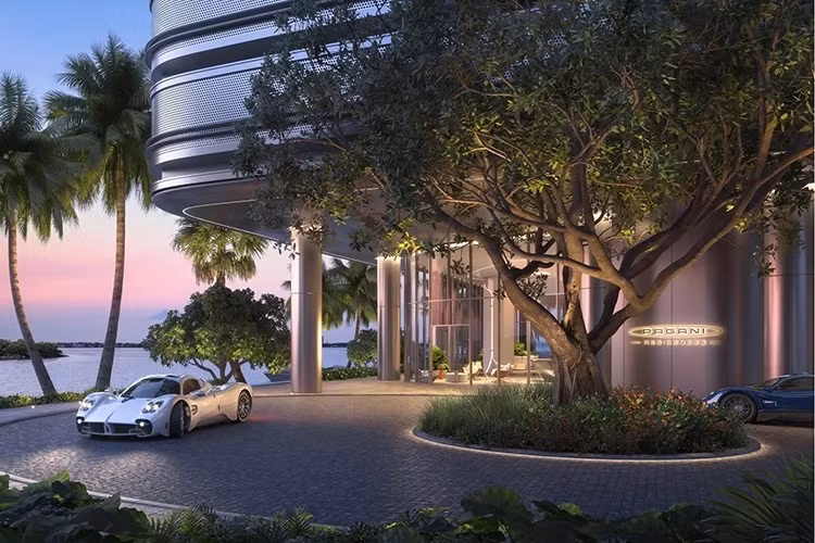 Pagani Residences là khu căn hộ siêu sang của thương hiệu siêu xe toạ lạc North Bay Village, Florida, Mỹ. Mức giá để sở hữu căn hộ tiện nghi hàng đầu thế giới này là 3,7 triệu USD.
