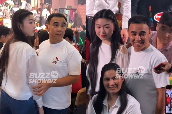 Quyền Linh bị "lu mờ" bởi con gái cưng với chiều cao nổi bật.