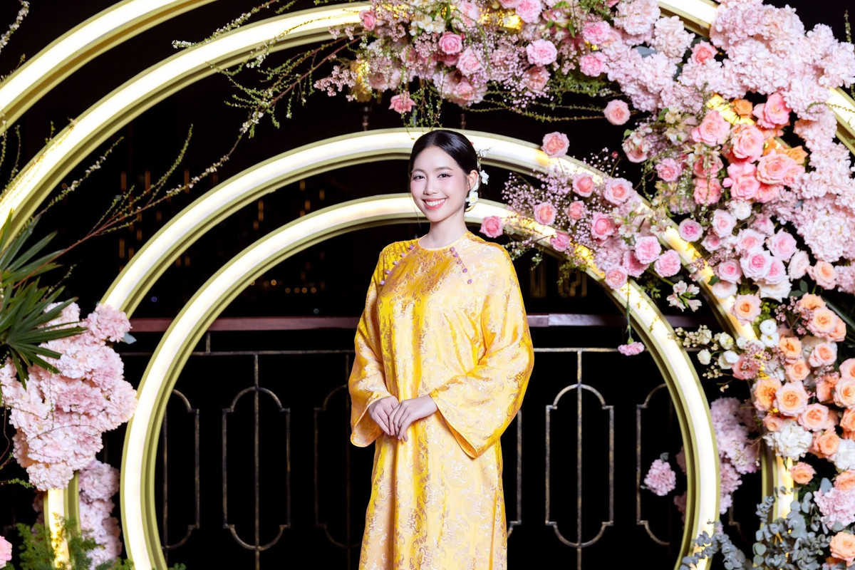 Nhan sắc ngọt ngào của Châu Anh. Ảnh: FBNV.