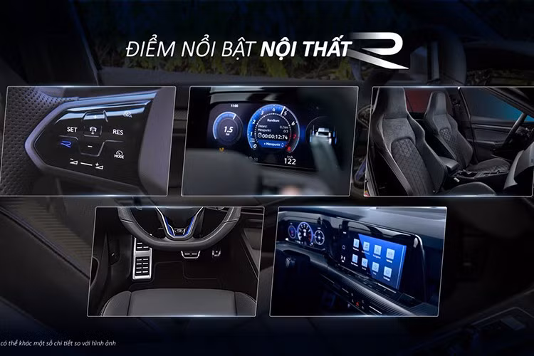 Điểm khác biệt của các phiên bản GTI so với 3 phiên bản 1.5 eTSI là vô-lăng thể thao GTI đặc trưng, ghế thể thao viền chỉ đỏ, logo GTI, cần số điện tử kiểu mới, đèn sương mù kiểu chữ X, ống xả đôi và cùm phanh đỏ.