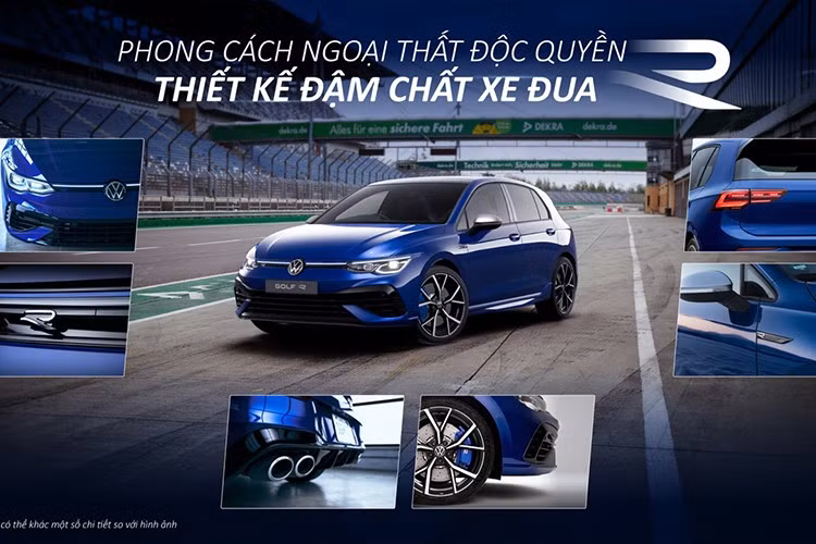 Trong đó, 3 phiên bản Golf 1.5 eTSI sử dụng động cơ xăng 1.5L kết hợp motor điện mild-hybrid, công suất cực đại 148 mã lực và mô-men xoắn cực đại 250 Nm. Cả 3 phiên bản này đều trang bị vô-lăng thể thao R-Line, cụm điều khiển cần số thiết kế mới.