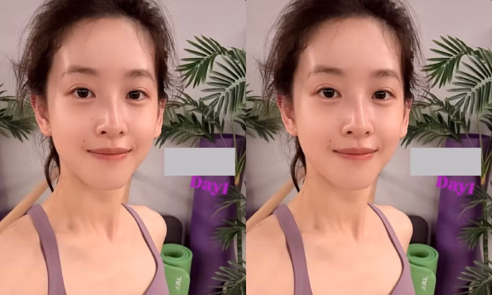 Trong hình, Chương Trạch Thiên diện một bộ đồ thể thao, trông như vừa tập thể dục xong và đang check-in khoe thành quả sau buổi tập lên mạng xã hội. Song, nhan sắc “bị thời gian bỏ quên”, không chút dấu hiệu tuổi tác mới là thứ gây chú ý hơn cả.