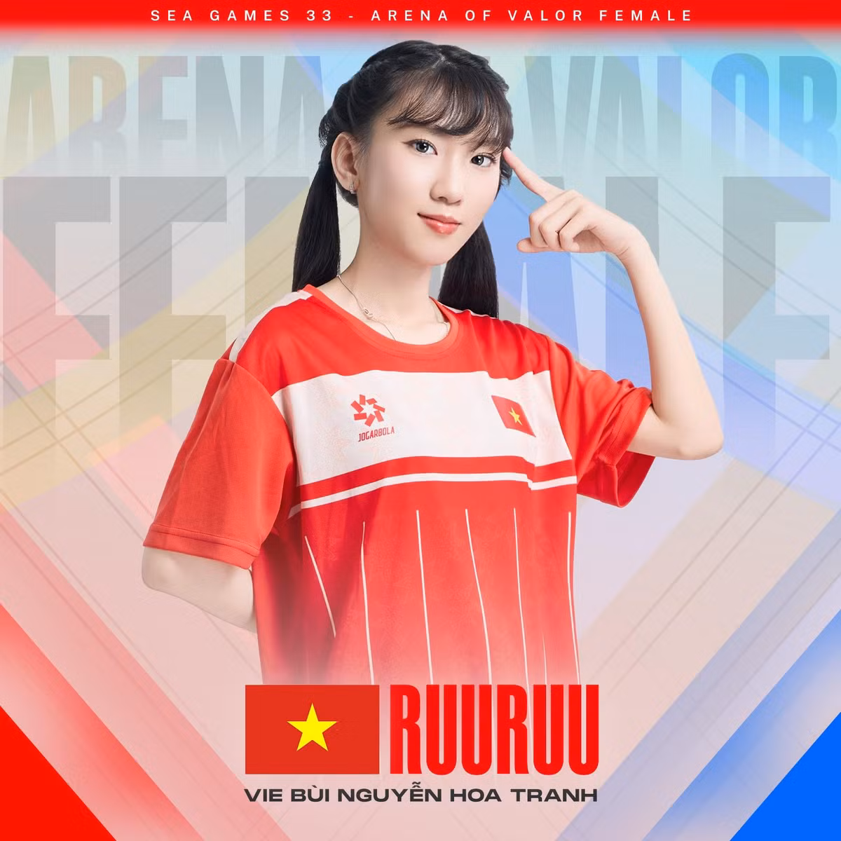 Thời gian gần đây, Hoa Tranh chỉ chia sẻ các thông tin liên quan đến SEA Games 33 cũng như đội tuyển Liên Quân Mobile nữ.