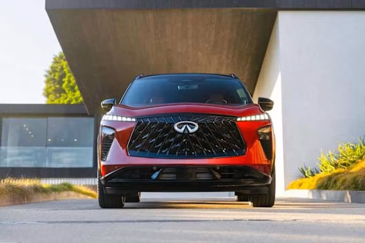 Những điểm nổi bật khác bao gồm mâm xe 20 hoặc 21 inch, dải đèn phanh LED trải dài toàn bộ chiều rộng xe. Bên cạnh đó là cửa sổ phía sau góc cạnh và một cánh gió nhỏ phía sau, che giấu cần gạt nước phía trên. QX65 sẽ được cung cấp với các phiên bản Luxe, Sport và Autograph. Phiên bản Sport tầm trung có lưới tản nhiệt dạng lưới cùng các chi tiết màu đen bóng. Bản Autograph với mái xe màu đen, các chi tiết mạ crôm mờ và mâm xe 21 inch.