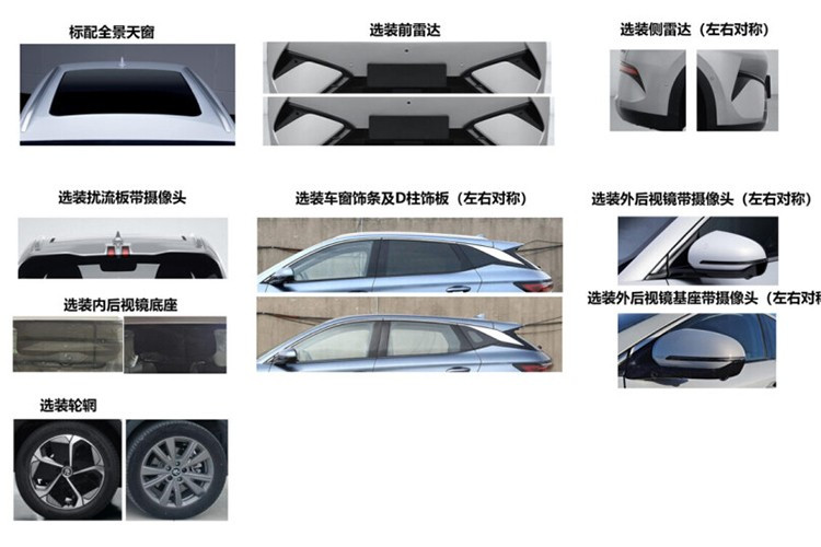 Về thiết kế, phiên bản facelift của Atto 3 mang phong cách hiện đại hơn, lấy cảm hứng từ người “đàn em” Atto 2 (còn có tên Yuan Up tại Trung Quốc).