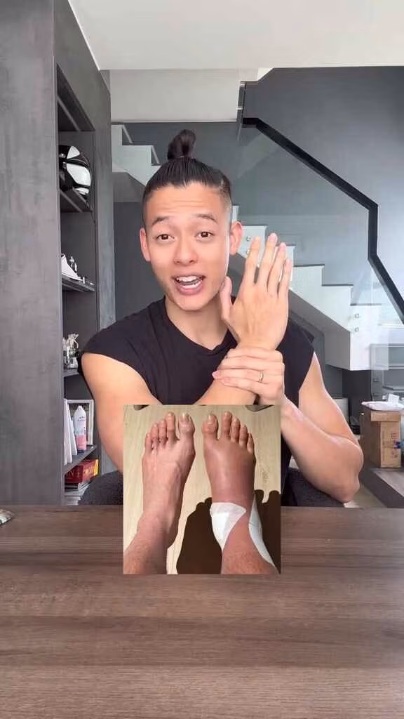 Trong một video đăng ngày 8/6, Trí Thịt Bòa cho biết ngay sau khi ngủ dậy, anh đo nhịp tim và nhiệt độ cơ thể để xem có bị sốt không, đề phòng bị viêm ở vết mổ.