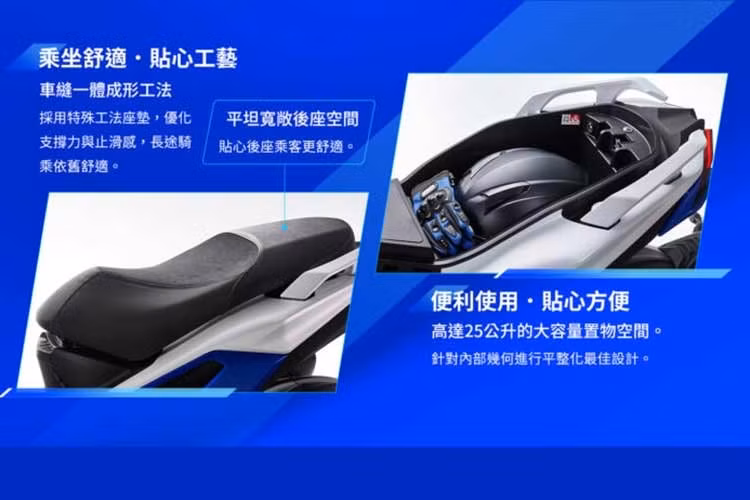 Động cơ của Kymco G7 là loại xi-lanh đơn, 4 van, làm mát bằng dung dịch, dung tích 175,1cc, cho công suất tối đa 17,8 mã lực tại 8.000 vòng/phút (tăng từ mức 17 mã lực trước đó).