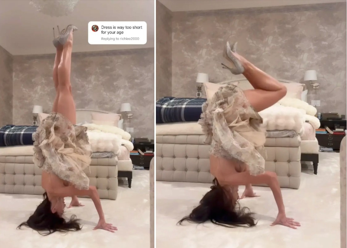 Đáng chú ý, chiếc váy của cô vẫn giữ nguyên, không rơi xuống tạo ra tình huống hớ hênh. Baldwin kết thúc clip bằng phát ngôn thể hiện quyền tự do ăn mặc: “Tôi không quan tâm ở tuổi 21, 41, 81 hay 101, cơ thể của chúng ta, đôi chân của chúng ta không nên bị xúc phạm”.