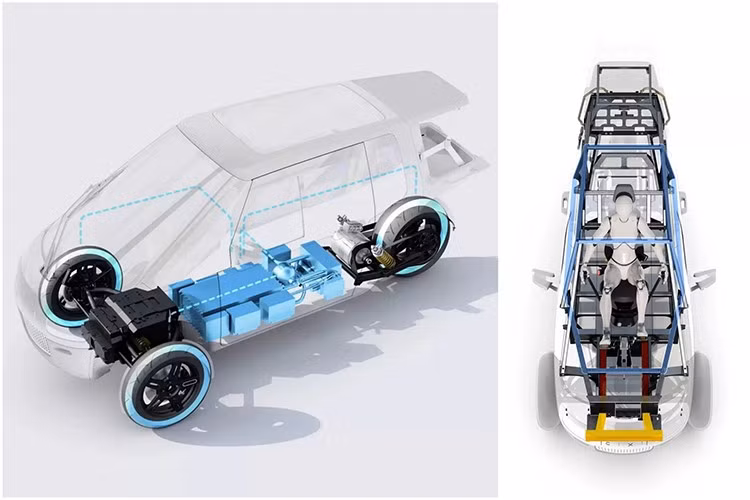 Cixi Vigoz có cơ chế nghiêng chủ động, cải thiện khả năng vận hành. Thân xe thiết kế khí động học với khoang lái kín sẽ bảo vệ hành khách khỏi các tác động bên ngoài.Vigoz còn có các trang bị như đèn LED, cần gạt nước, khoang hành lý có dây đai gài...