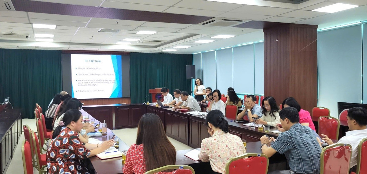 Toàn cảnh buổi sinh hoạt chuyên đề