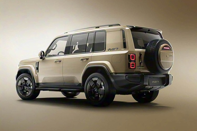 iCaur V27 2026 chạy điện tại thị trường Trung Quốc sở hữu kích thước dài 4.909mm, rộng 1.976mm, cao 1.894mm và chiều dài cơ sở 2.910mm, mẫu xe này được xếp vào phân khúc SUV hạng E.