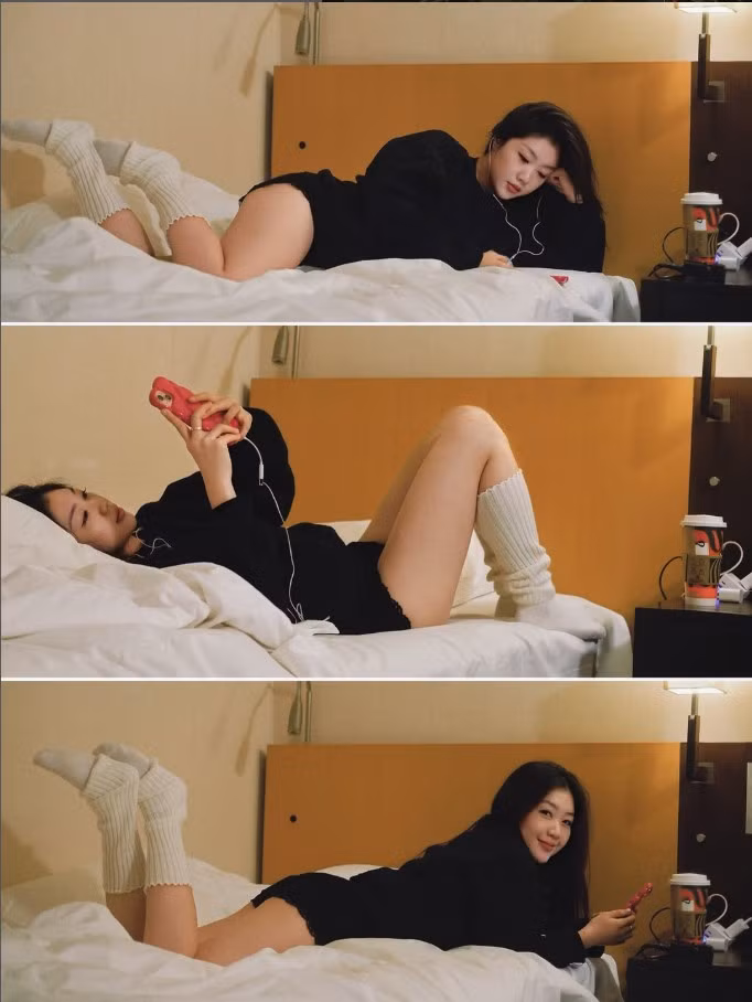 Trong những hình ảnh đời thường, Nam Phương thường chọn trang phục tối giản, gam màu trung tính, giúp tôn dáng và làm nổi bật khí chất nền nã.