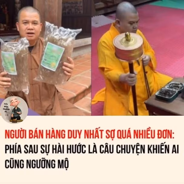 Thời gian gần đây, sư thầy Thích Khai Quảng thường xuyên livestream bán hàng trên nền tảng mạng xã hội TikTok, sở hữu hàng nghìn mắt xem vì những màn trao đổi vui vẻ với khách hàng.
