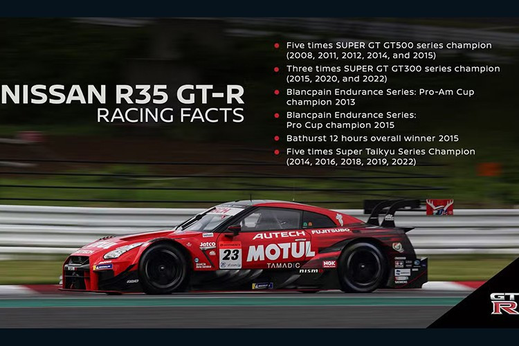 Năm mẫu 2015, GT-R phiên bản Nismo ra mắt với định hướng tập trung vào đường đua, với hệ thống treo nâng cấp, giảm xóc và độ cứng lò xo được tinh chỉnh, phanh cải tiến, hệ thống lái được điều chỉnh và bộ mâm 20 inch.