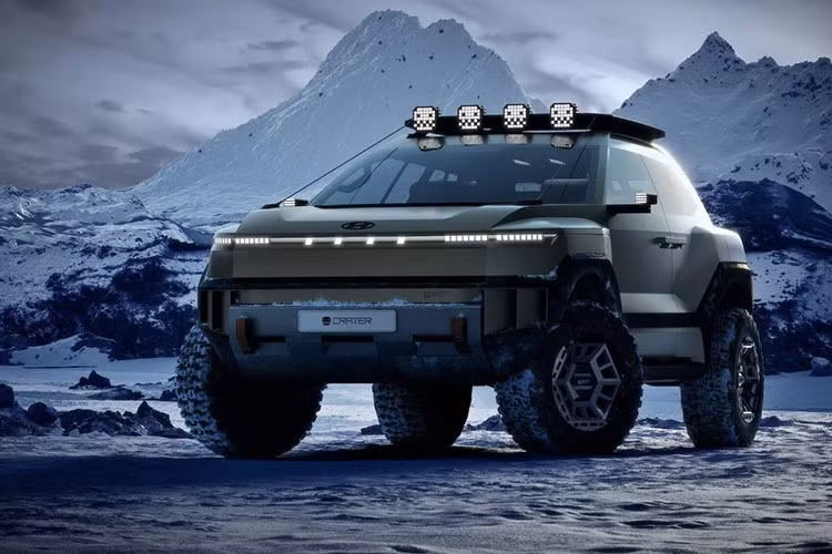 Hyundai Crater Concept - được xem là chiếc SUV địa hình được phát triển với định hướng chinh phục những điều kiện khắc nghiệt nhất sẽ ra mắt toàn cầu tại LA Auto Show (Mỹ), diễn ra từ 21–30/11.