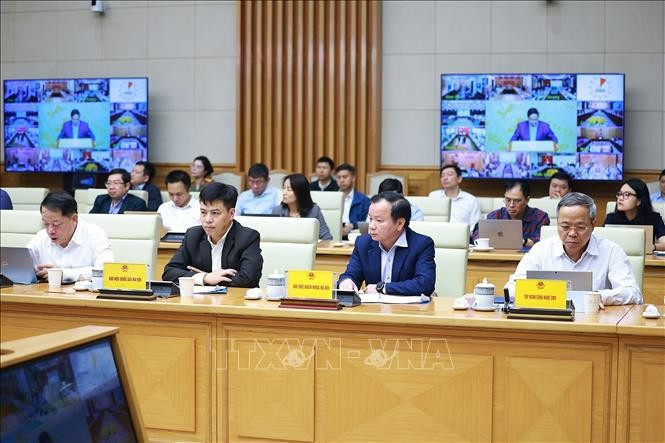 Các đại biểu tham dự Phiên họp thứ nhất của Ban Chỉ đạo An ninh mạng quốc gia. Ảnh: Dương Giang/TTXVN