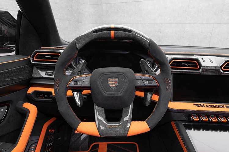 Cả hai thành phần của cánh lướt được làm hoàn toàn từ sợi carbon và đặt trên cả cửa cốp và nóc xe. Bản thân cánh lướt mui có hai phiên bản (nhỏ và lớn).Cản sau và bộ khuếch tán làm nổi bật 3 ống xả của hệ thống ống xả thể thao. Nhiều chi tiết sợi carbon như các dải trang trí, ốp gương, nắp hút gió bổ sung thêm những điểm nhấn ấn tượng, đẹp mắt.